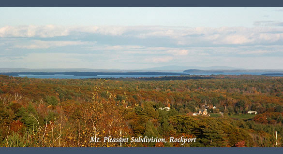 Mt. Pleasant Subdivision, Rockport Maine